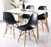 SILLA LEVEL NEGRA EAMES LVS-086